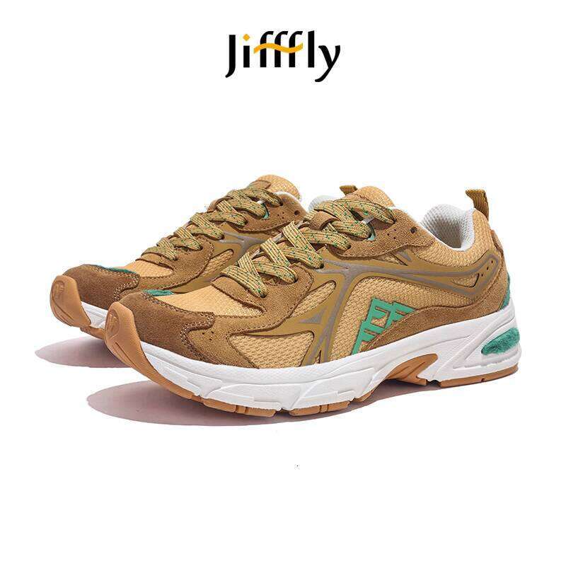 Jifffly Men's Sneakers - New Thick Sole Elevator Dad Shoes for Fashionable Casual Wear