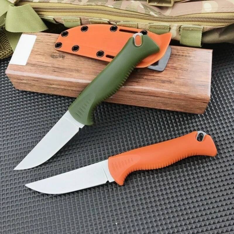 BM 15505 Straight Knife Nylon Fibre Handle D22 Blade Outdoor Hunting Self-defense Combat EDC Practical Tactical Knives high-quality