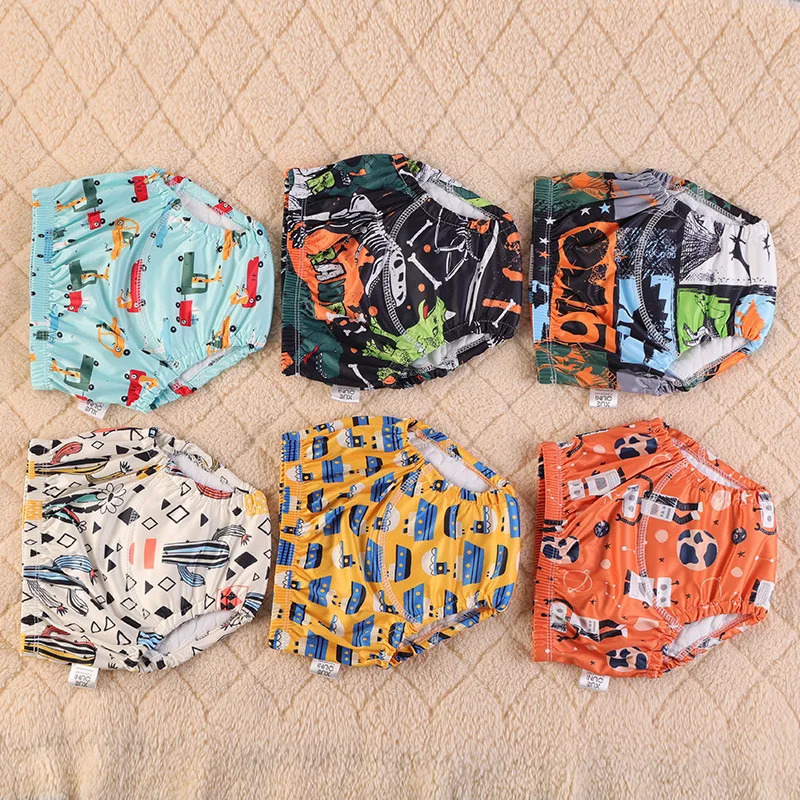 Baby Cotton Training Pants Panties Waterproof Cloth Diapers Reusable Toddler Nappies Underwear 250724