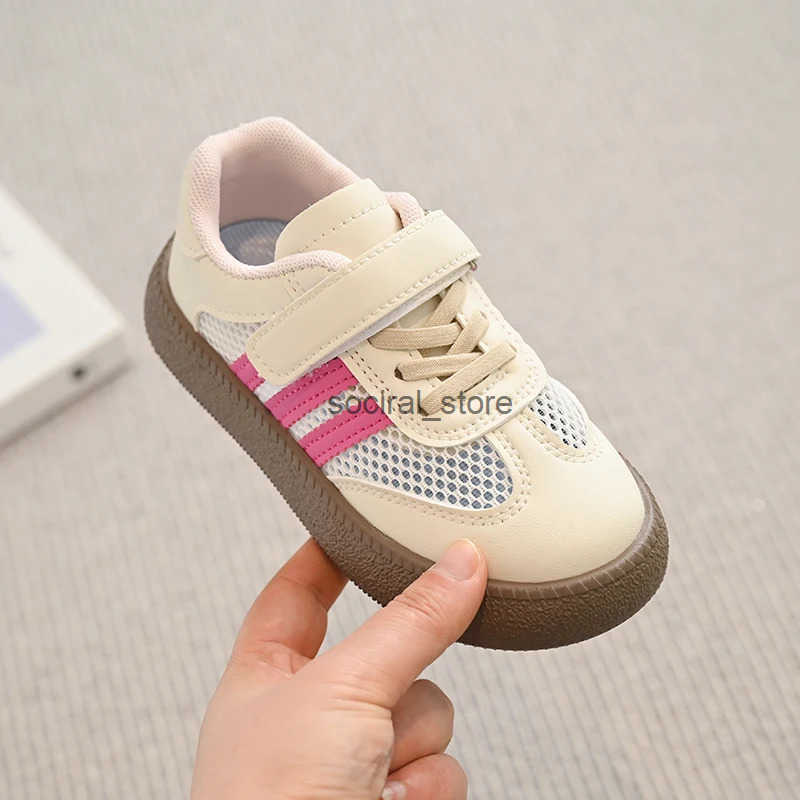 Children Casual Shoes for Girls Boys 2025 Summer New Fashion Korean Style Soft Bottom Anti-slippery Chic Air-mesh Baby Walk Shoe Q0724