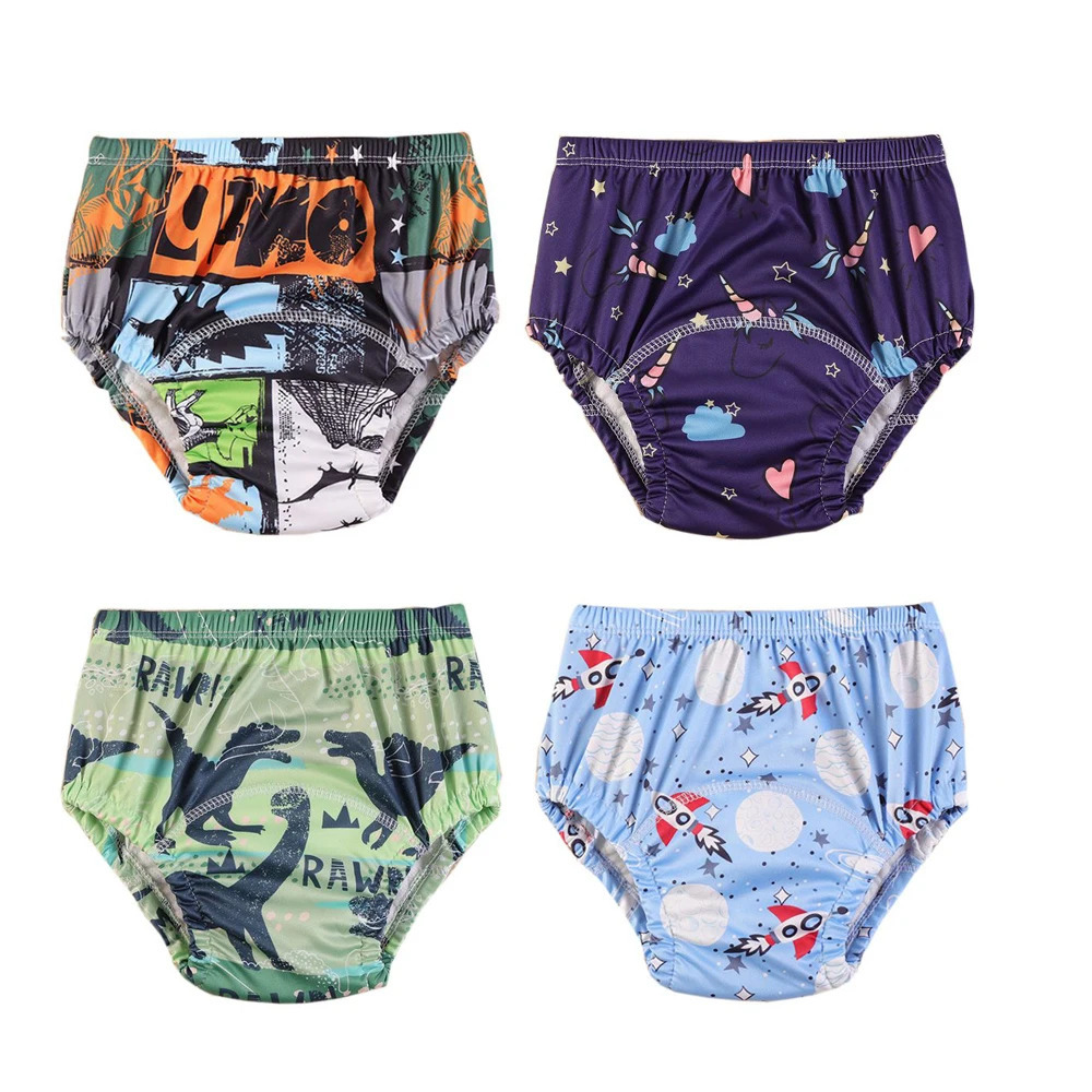 2pcs Random Waterproof Reusable Baby Training Pants Infant Shorts Underwear Cloth Diapers Nappies Panties Nappy Changing 250724