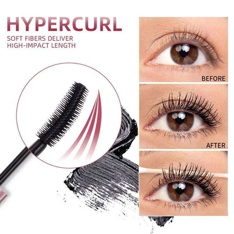 Lengthening Mascara Waterproof Long Lasting Silky Lash Black Eyelashes Extension Make Up Beauty Eye Korean Cosmetic X250724