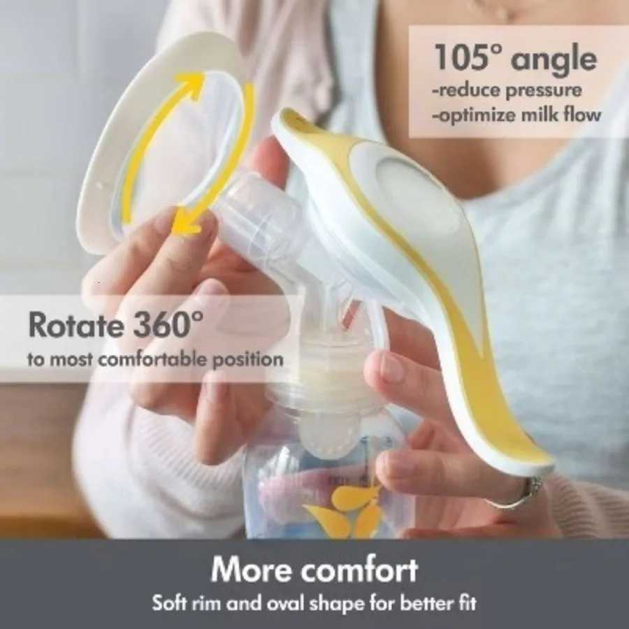 Manual Breast Pump with PersonalFit Flex Unique handle helps you mimic your babys natural sucking rhythm X250724