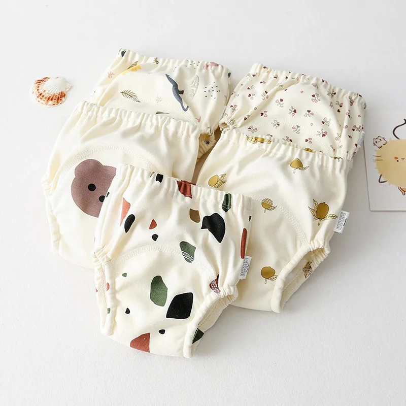ute Baby Waterproof Reusable Training Pants Cotton Diaper Infant Shorts Nappies Panties Nappy Changing Underwear Cloth Nev 250724