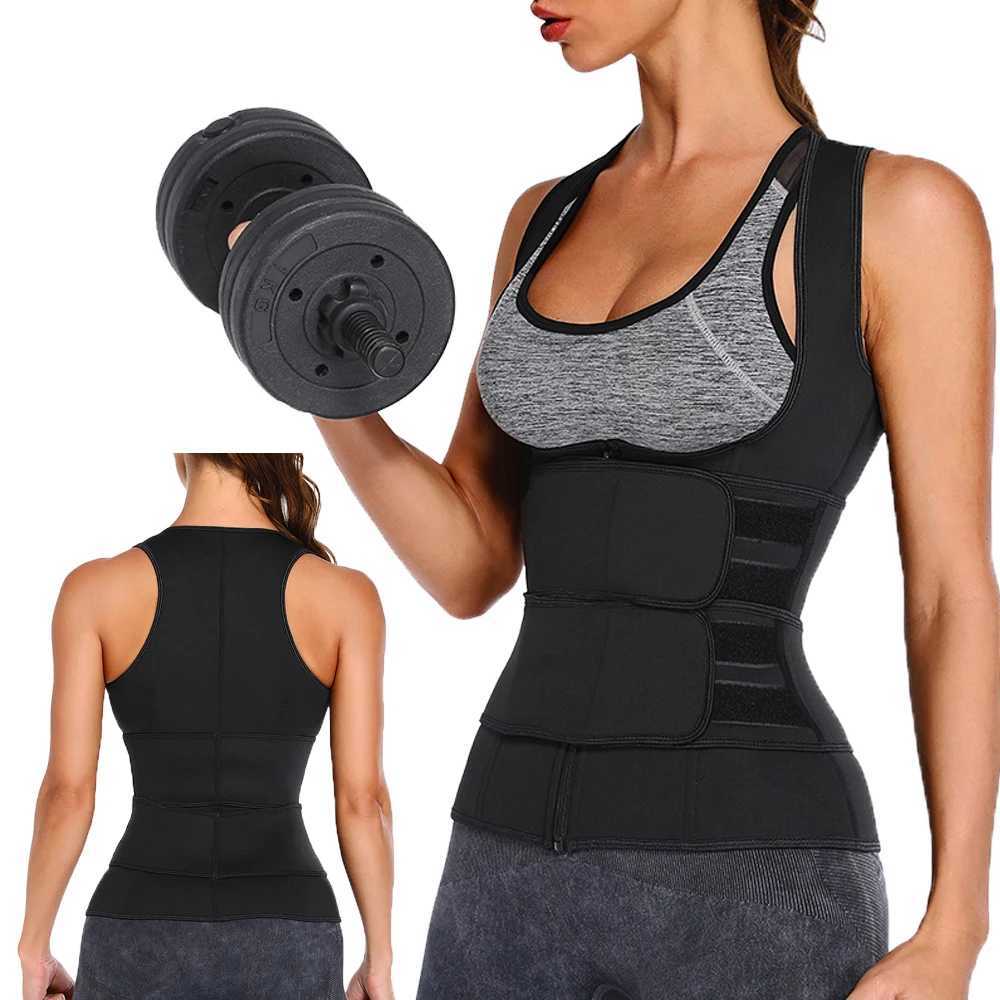 Neoprene Waist Sauna Top Women Fat Burn Sweat Sauna Vest for Weight Loss Abdomen Slimming Shapewear Trimmer Belt W250724