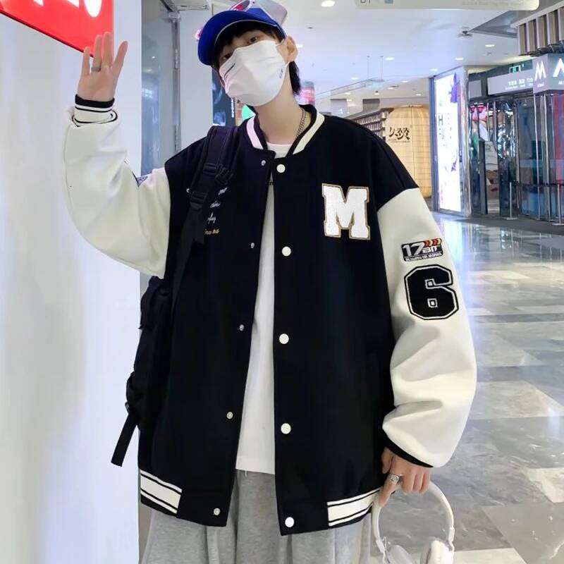 Women's Wear Streetwear Uniform Oversized Coat Student High Quality Youth Baseball Jackets Women Loose Casual Fashion Jacket Men's