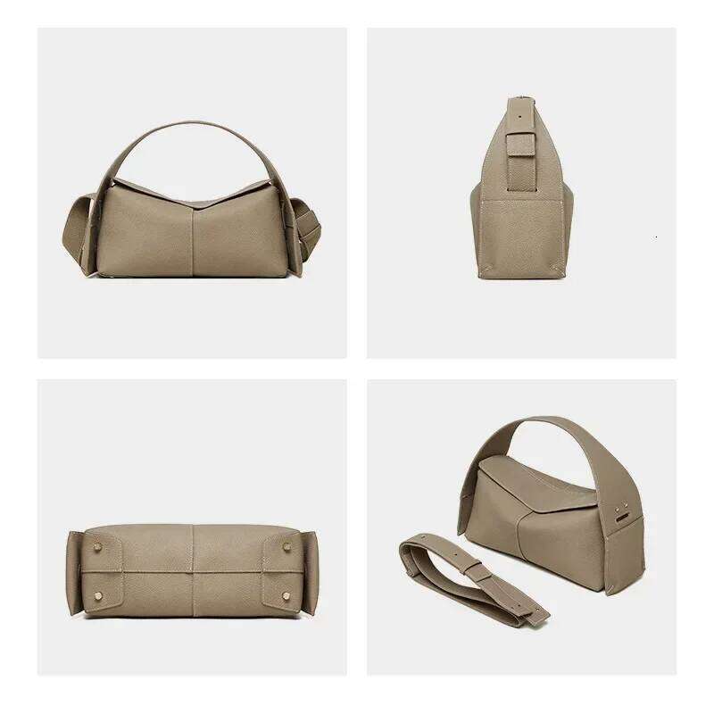 Luxury designer niche women's first layer cowhide fashionable women's square portable messenger new bag single shoulder
