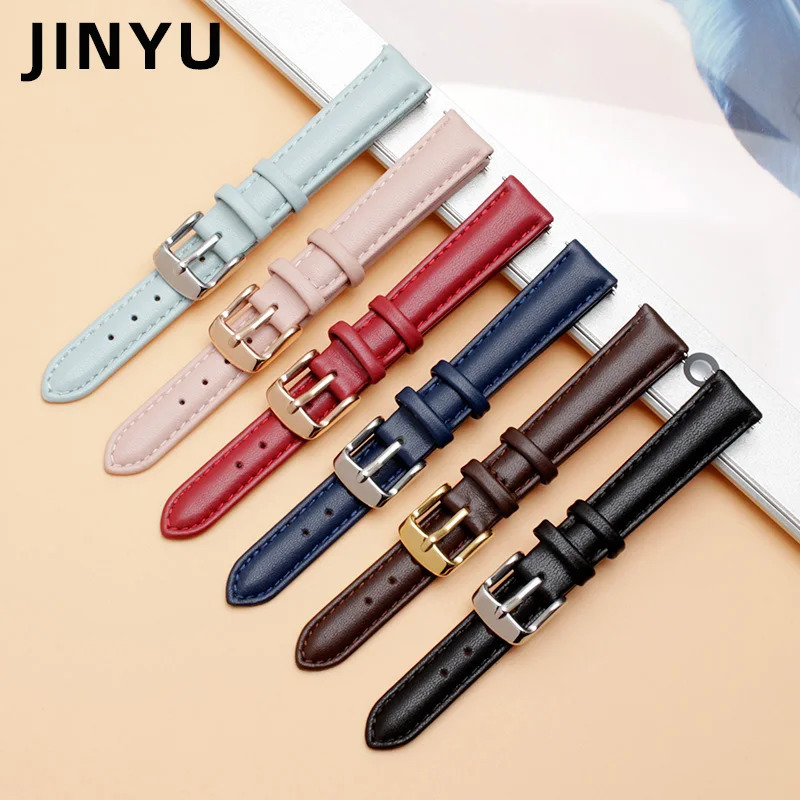 12mm 14mm 16mm 18mm 20mm Men Women cowhide Watch Band For Watch Strap Bracelet Accessories 250723