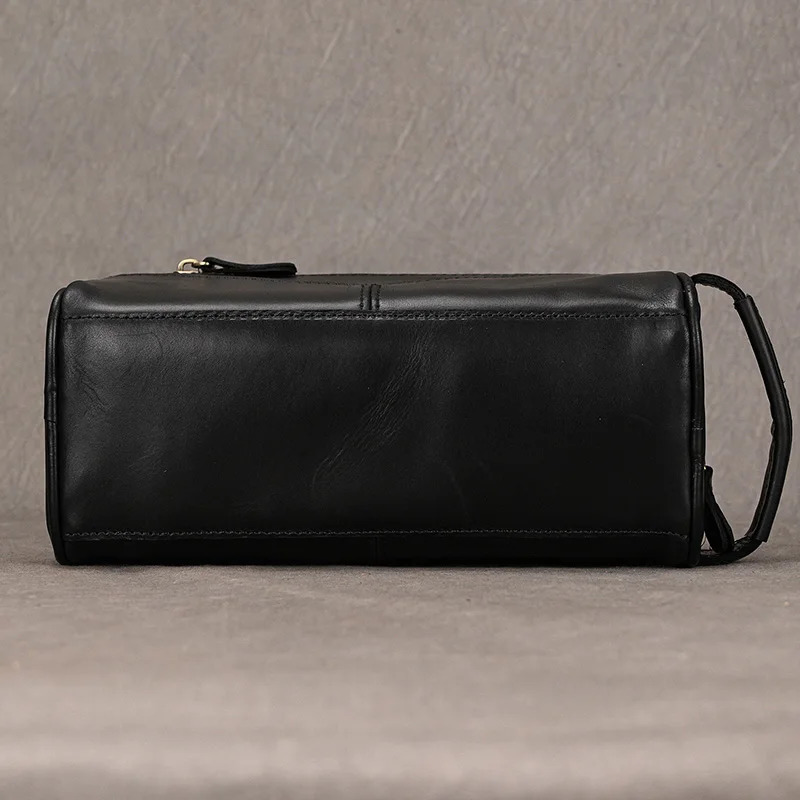 Mens Stroage Bag For Travel Wash Bags Clutch Bags Men Women Make Up Bags Genuine Leahter Durable Clutches Large 250723