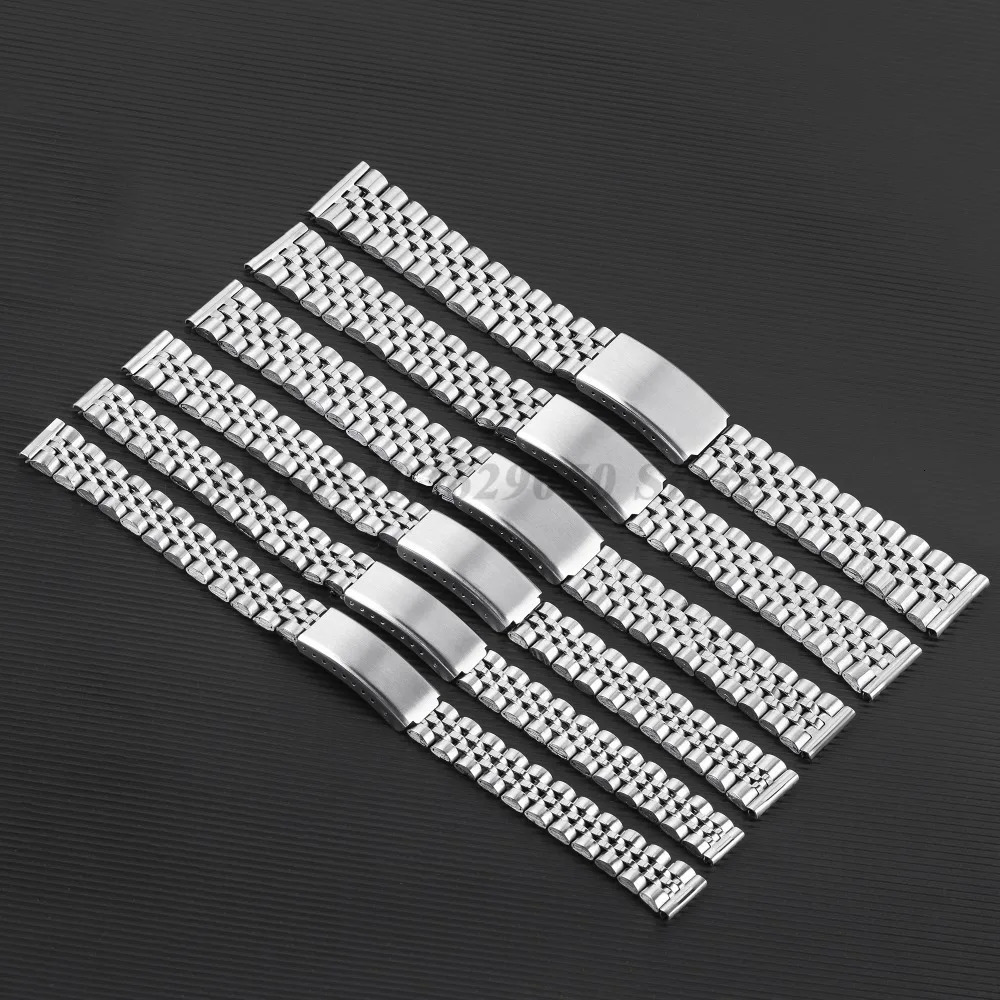 12mm 14mm 16mm 18mm 20mm 22mm Stainless Steel Straps for Seiko Bracelet for Watchband Curved End Men Women Universal Belt 250723