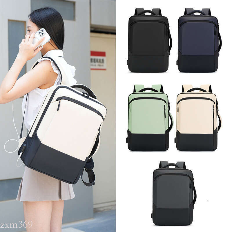 Men's Large Capacity Business Travel Bag College Student Laptop Backpack