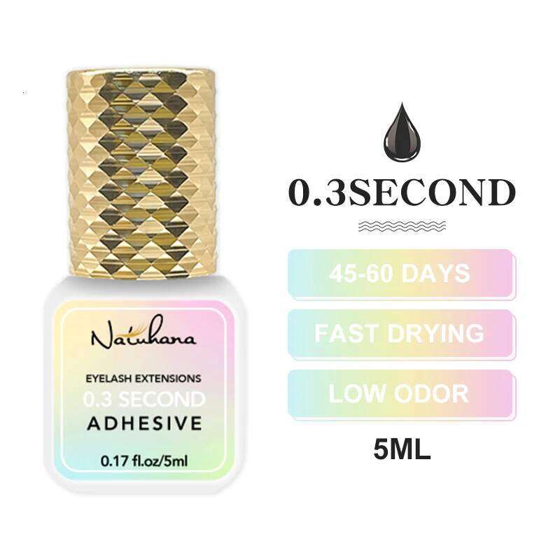 Professional 5ml 0.3S 0.5S 1S 2S 3S Eyelash Fast Drying Strong False Eye Lash Extension Glue Adhesive X250724