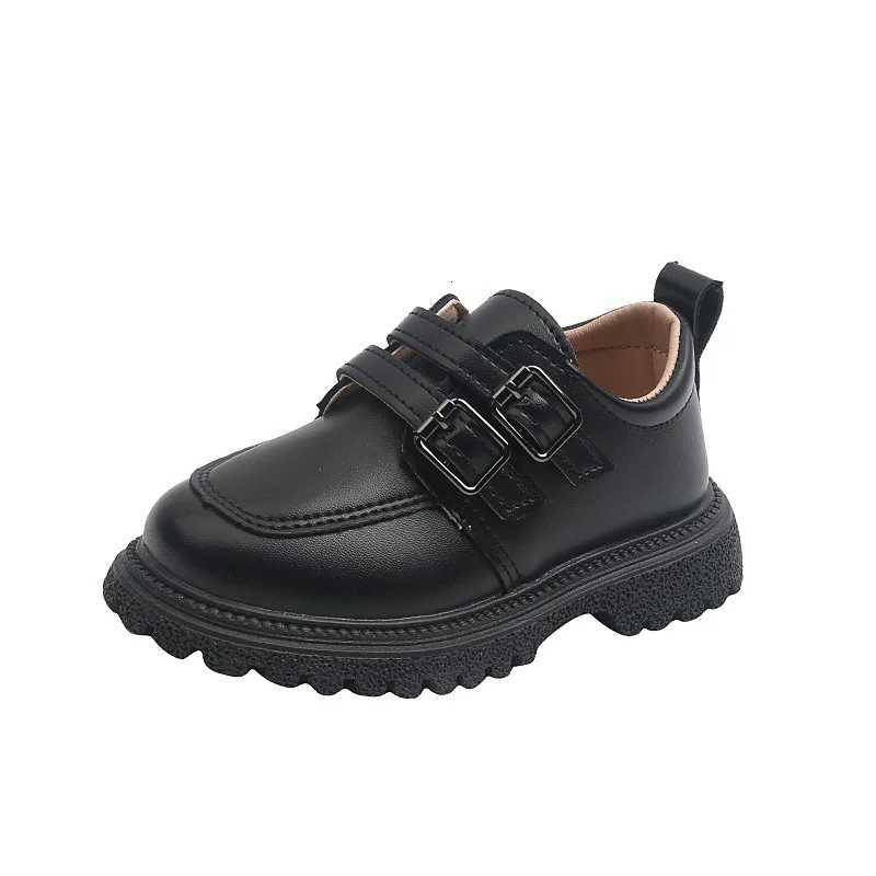 Children Leather Shoes for Boys Kids Black Brown School Girls Shoes Fashion Soft Sole Casual Shoes Toddler Single Shoes Loafers XJ250724
