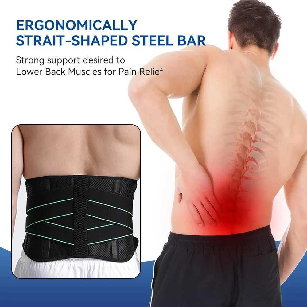 Lower Back Brace Lumbar Support for Pain Relief and Injury Prevention Under Clothes Belt Back Support Belt for Women and Men W250724