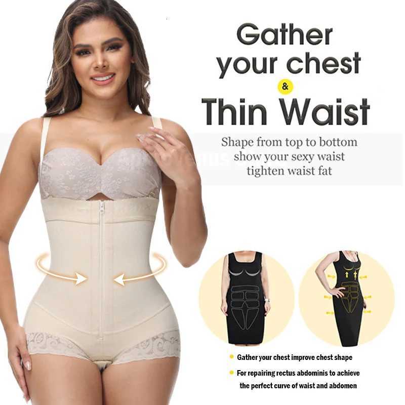 Colombian Shapewear Abdomen Reducing and Shaping Girdles for Women Waist Flat Stoh Tummy Control Body Shaper W250724