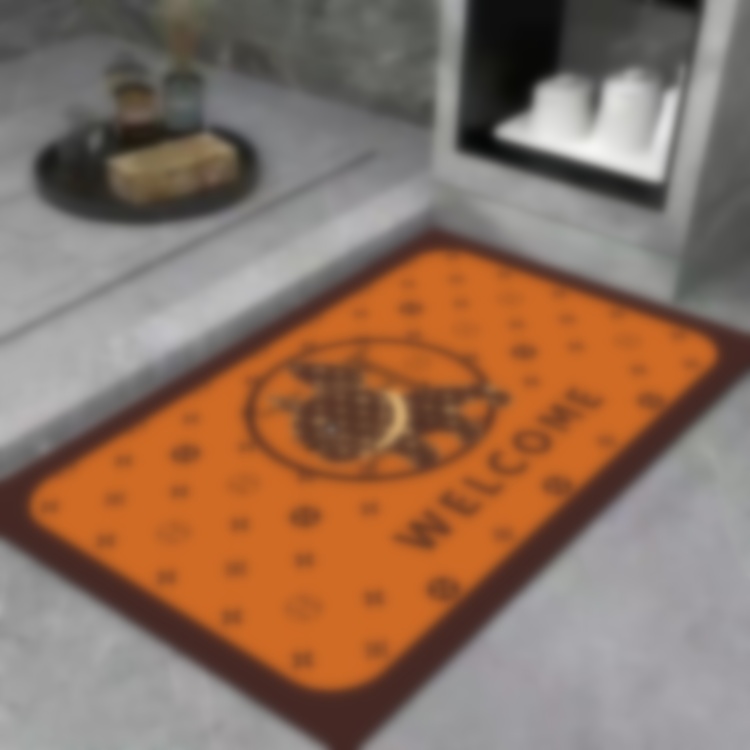 Designer carpets luxury brand home hallway mats anti - slip mats beside beds in bedrooms and bathrooms floor mats for study swivel chairs hanging bask