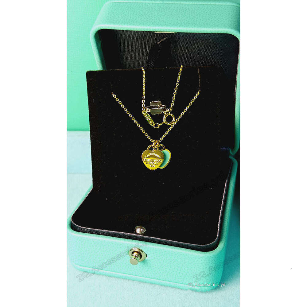 Tiffanyxx Jewlery Necklace Designer for Women Returnto Formal Occasions Necklace Gold Original Quality Elegant Luxury Style Heart-shaped