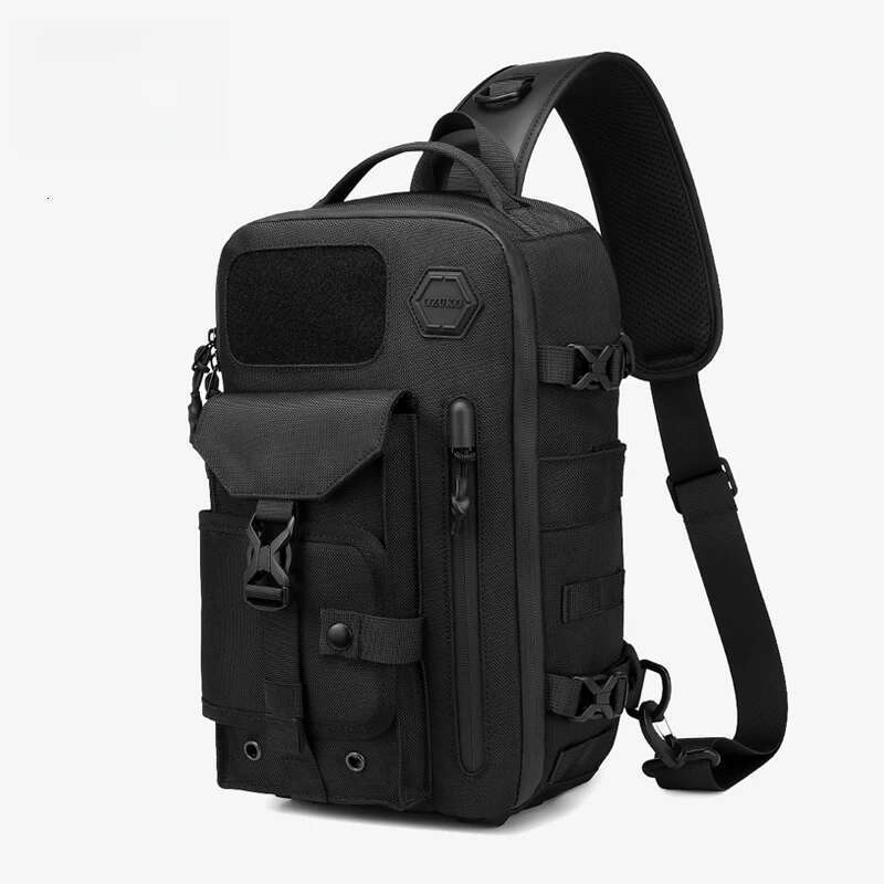 Large Capacity Shoulder For Male Waterproof Chest Tactical Sling Messenger Bags Men Outdoor Sports Crossbody Bag