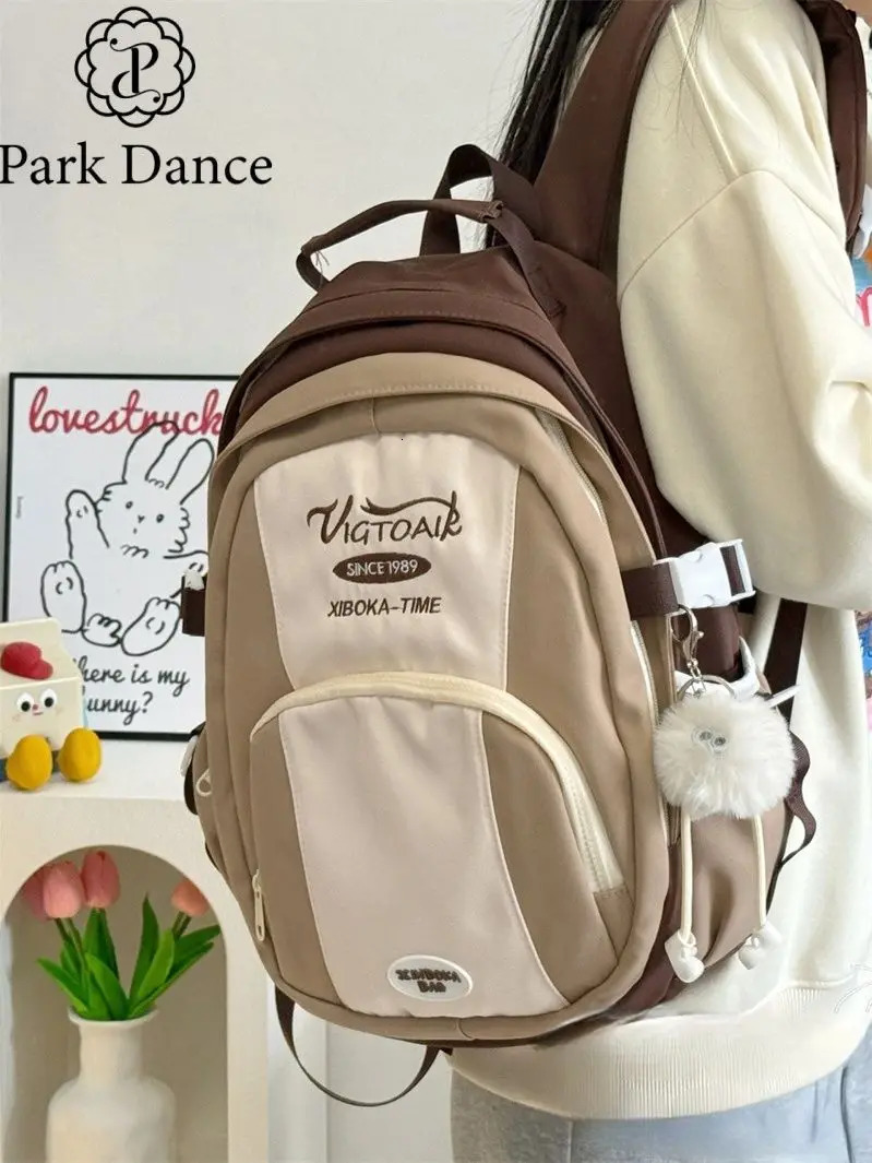 Japanese Backpack for Women Ins Large Capacity Teenage Student Campus Backpack Casual Travel Shoulder Bag Mochila Femenina 250723
