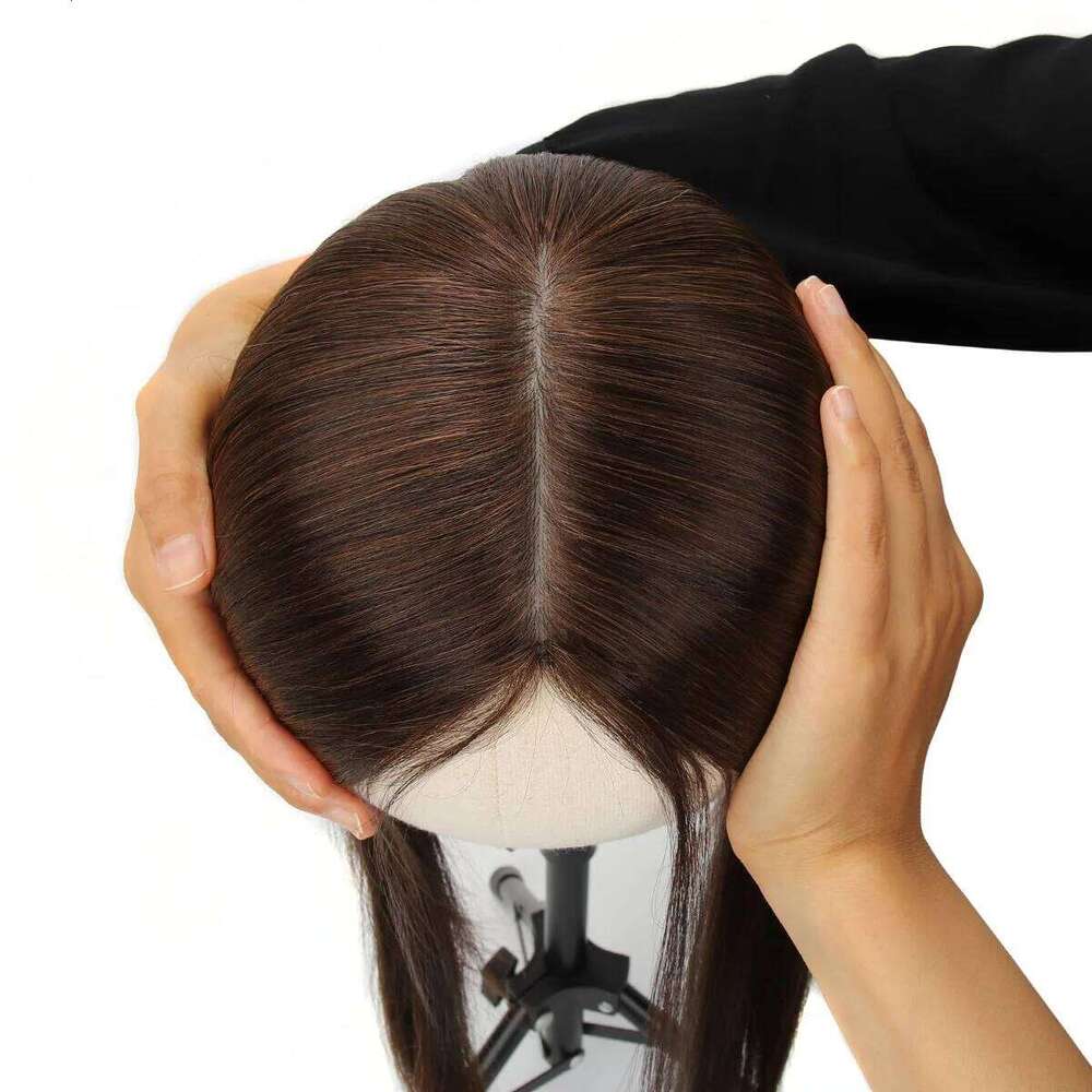 TopUnique TUW02 Silk Top Base, Natural-Looking Part Human Topper for Women Hair Piece Natural Looking Toppers