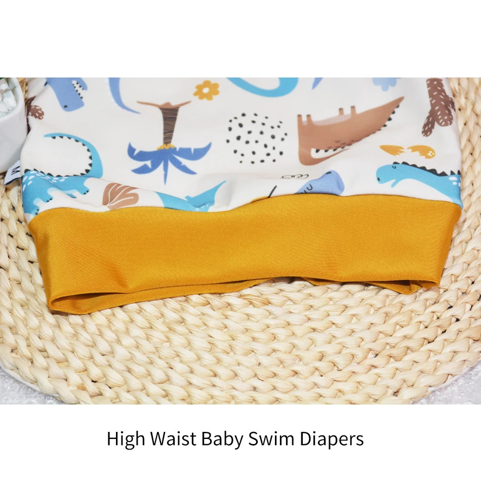 Arrival Eezkoala Leakproof Swimming Diaper born Baby High Waist Swim Nappies Washable Sunproof Swimwear Cloth Nappys 250724