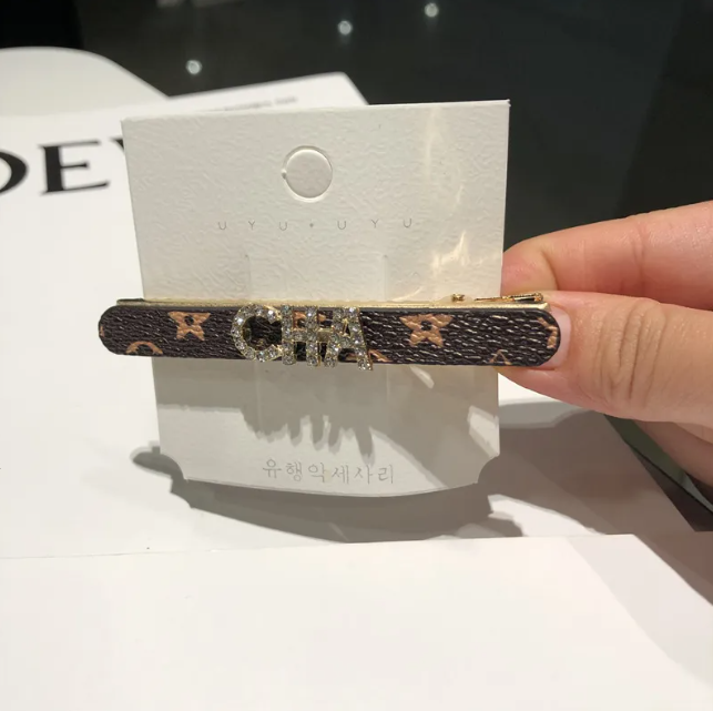 New Korean Style INS Full Rhinestone Bobby Pin Girl Temperament Bangs Side Clip Accessories Hair Ornament