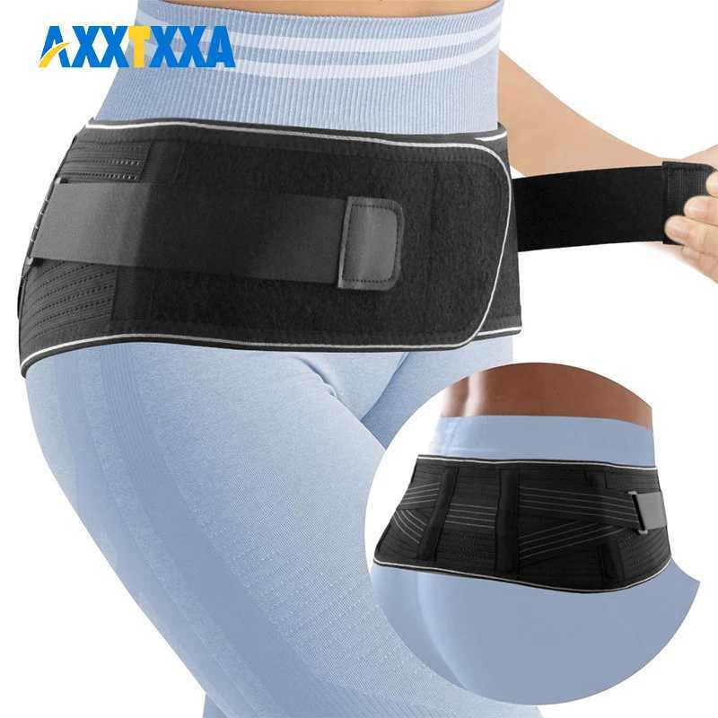 1PCS Womens Sacroiliac SI Belt for Sciatica Pelvic Hip Leg Pain Relief - Adjustable Compression Wrap with Extra Support Stays W250724