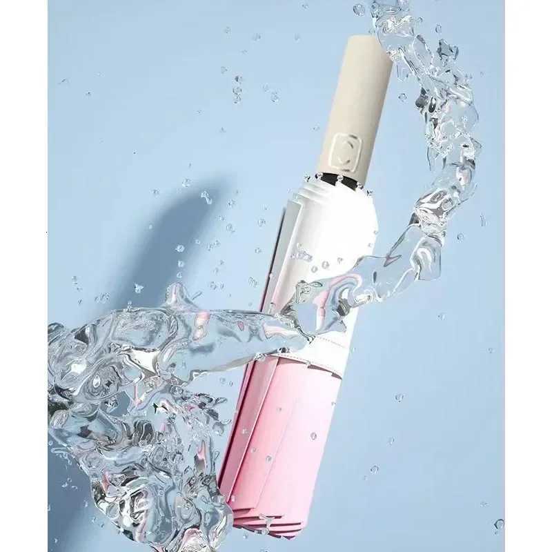 Gradient Color Small Fresh Style Automatic Umbrella Dual-use for Sunny and Rainy Days Thickened and Windproof Sun Umbrella R250724