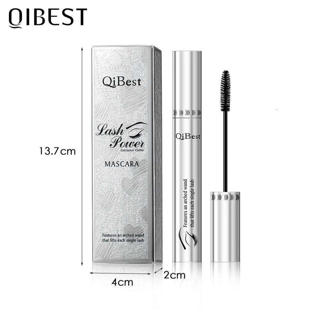 QIBEST Waterproof Black Eye Makeup Rimmel 4D Eyelash Cosmetics Curling Thick Eyelashes Silk Fiber Volume Mascara X250724