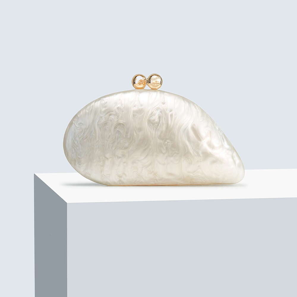 Designer Luxury Evening Diamond Women's New Acrylic Evening Shoulder Crossbody Wedding Party Clutch Chain Bag