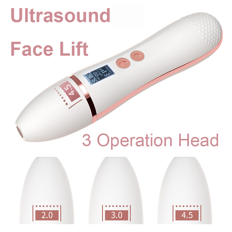 Home Use Hifu Face Lift Skin Tightening Facial Rejuvenation Body Slimming High Intensity Focused Ultrasound Wrinkle Removal Anti Aging Ultrasonic HIFU