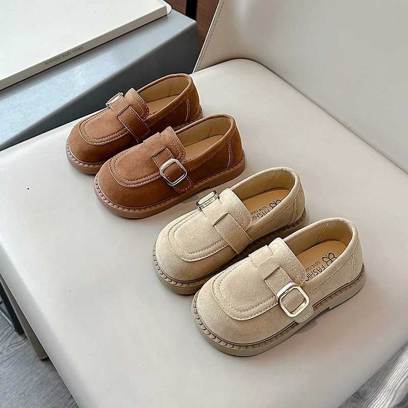 Girls Flats Spring Fall Shallow Lazy Loafers Shoes for Kids Girl Comfortable Soft Suede Sneaker Casual School Shoes Child I02111 XJ250724