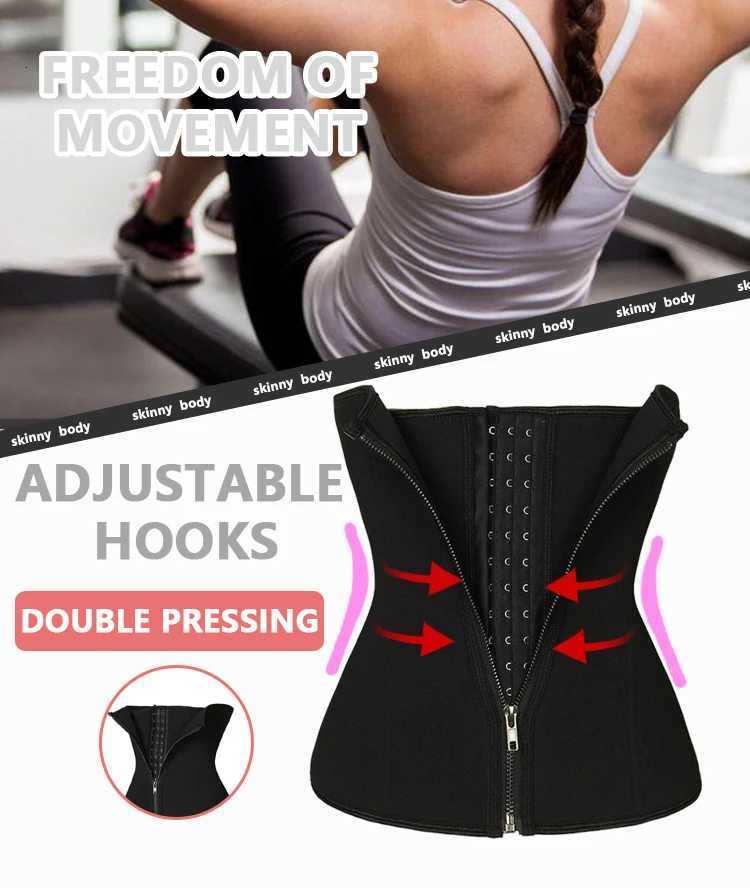 Women Tummy Control Waist Slimming Belt Weight Loss Waist Body Shaper Corset Belly Sheath Tummy Trimmer Cincher Sports W250724