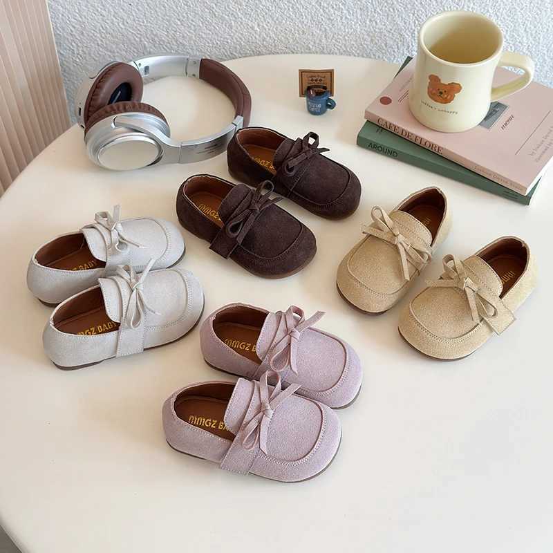 Fashion Kids Shoes For Girls Children Leather Shoes British Style Boys Loafers Baby Toddler Suede Sneakers Walkers Comfort Flats XJ250724
