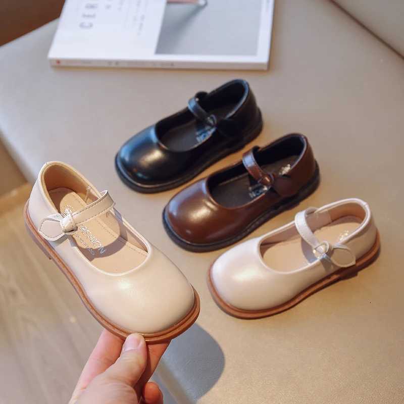 Toddler Children Mary Janes Autumn All-match Pu Leather Kids Flat Shoes 22-31 Three Colors Flexible Comfortable School Girls Shoes XJ250724