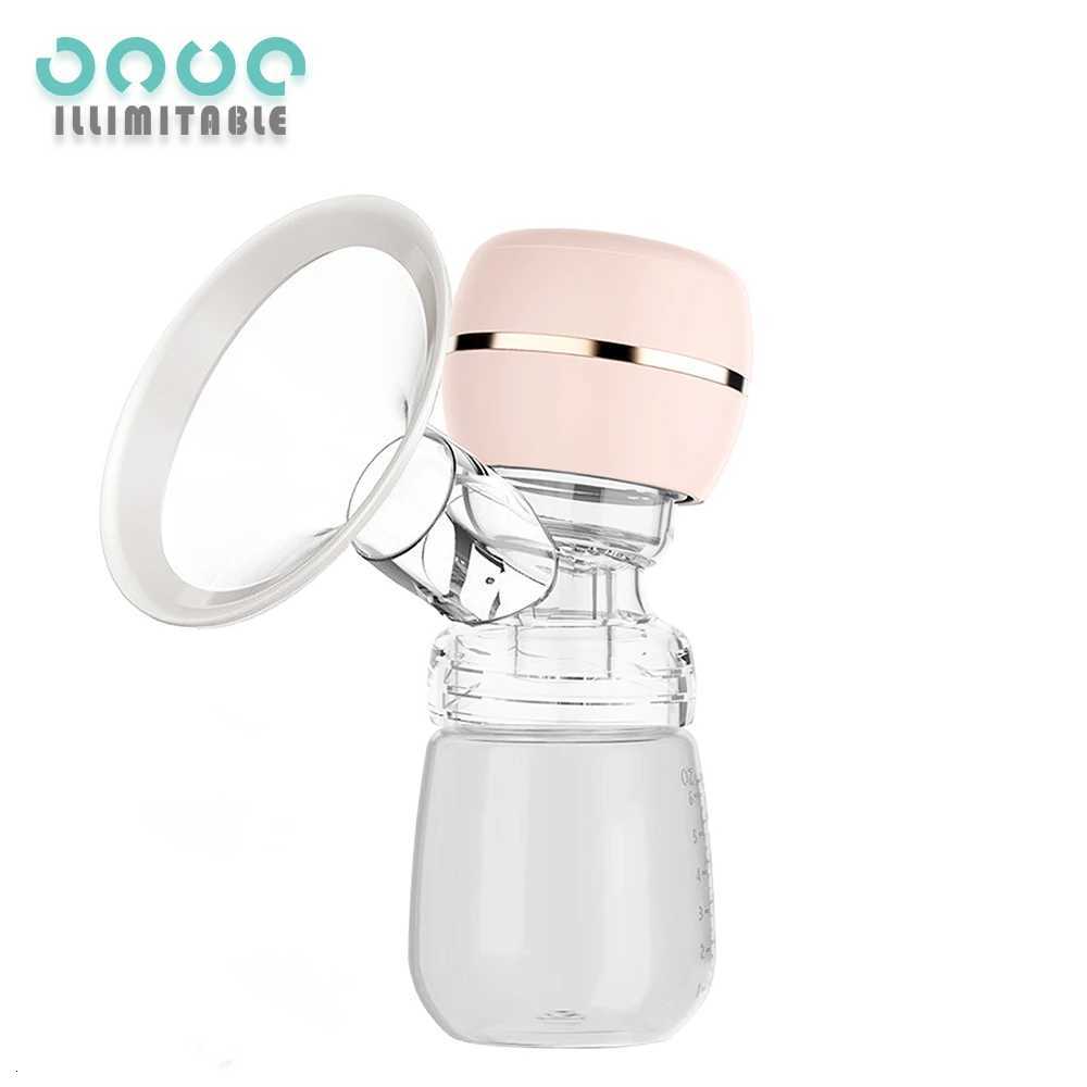 Portable Integrated Electric Breast Pump with LED Screen for Breastfeeding with 3 Modes 9 Suction Levels Low Noise 180ml Milk Bottle X250724