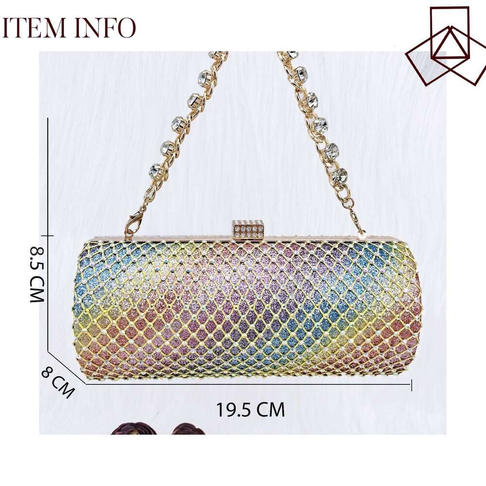 Designer Luxury Evening Diamond Party Versatile Style Elegant Fashion Handheld Evening Bag