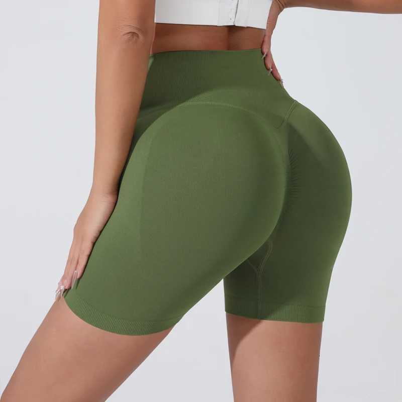 Womens High-Waist Breathable Yoga Shorts for Summer Running Short Tights Leggings Cycling Workout Gym Shorts Sports Shorts XJ250724
