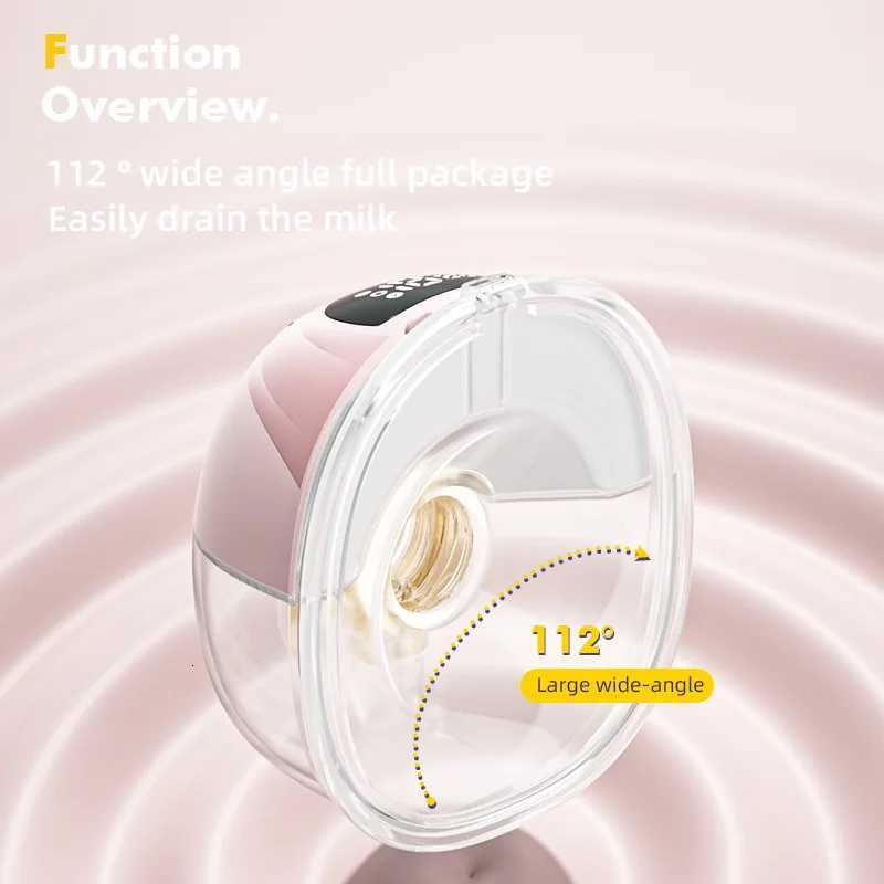 Postpartum Wearable Hands-free Electric Breast Milk Puller Breastfeeding Pump Electric Extractor Boobs Hood Suction Device X250724