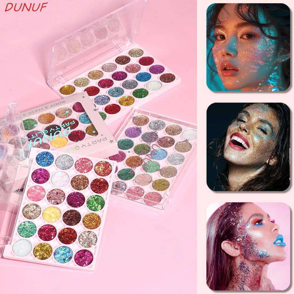 24 Colors Body Face Glitter Gel Palette Waterproof Eye Hair Loose Sequins Eyeshadow ltifunctional Party Deco Makeup Cosmetics X250723