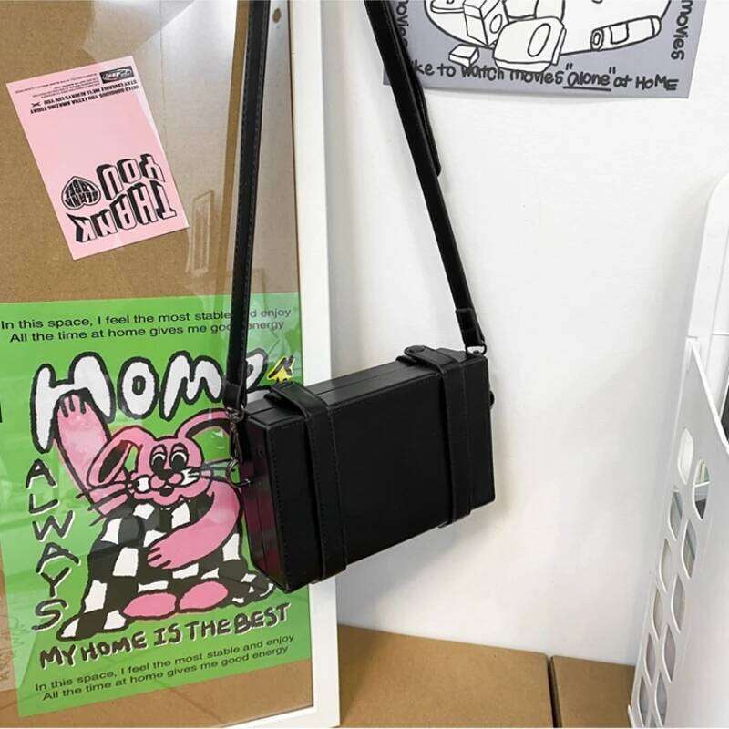 Pu Leather Box Designer Shoulder Messenger for Man Small Square Bag Fashion Woman Handbag New Arrivals