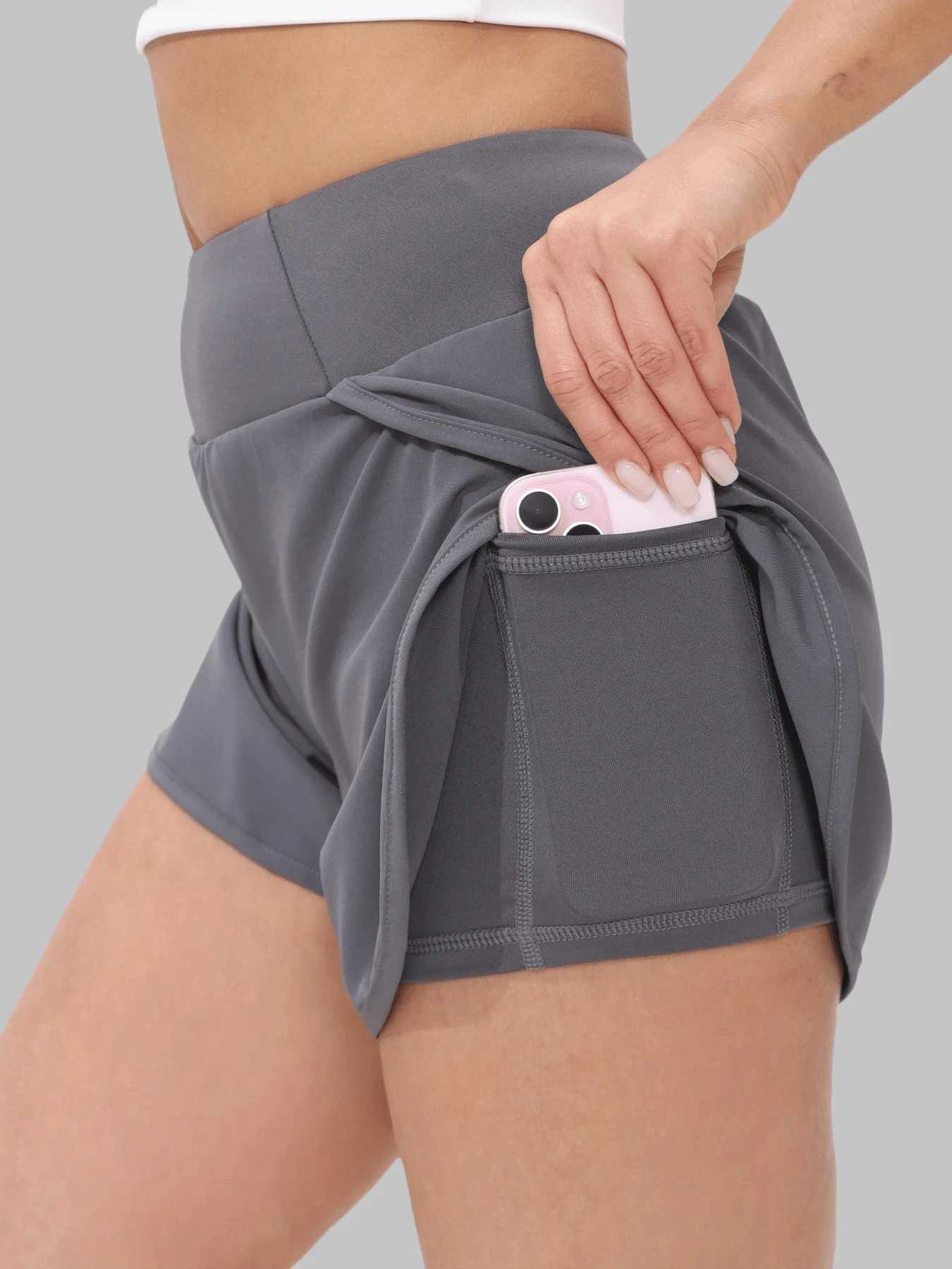Fit Femme High Waisted Flare Sports Pants with Pockets for Women Sculpting Fit Quick Dry Great for Yoga Sessions Cardio XJ250724