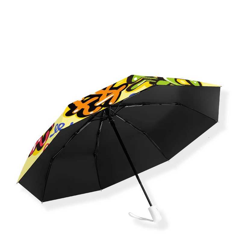 Umbrella Womens Dual-purpose Cute Sun Umbrella Folding Fully Automatic Small Portable Parasol Sun Protection and Ultraviolet Ra R250724