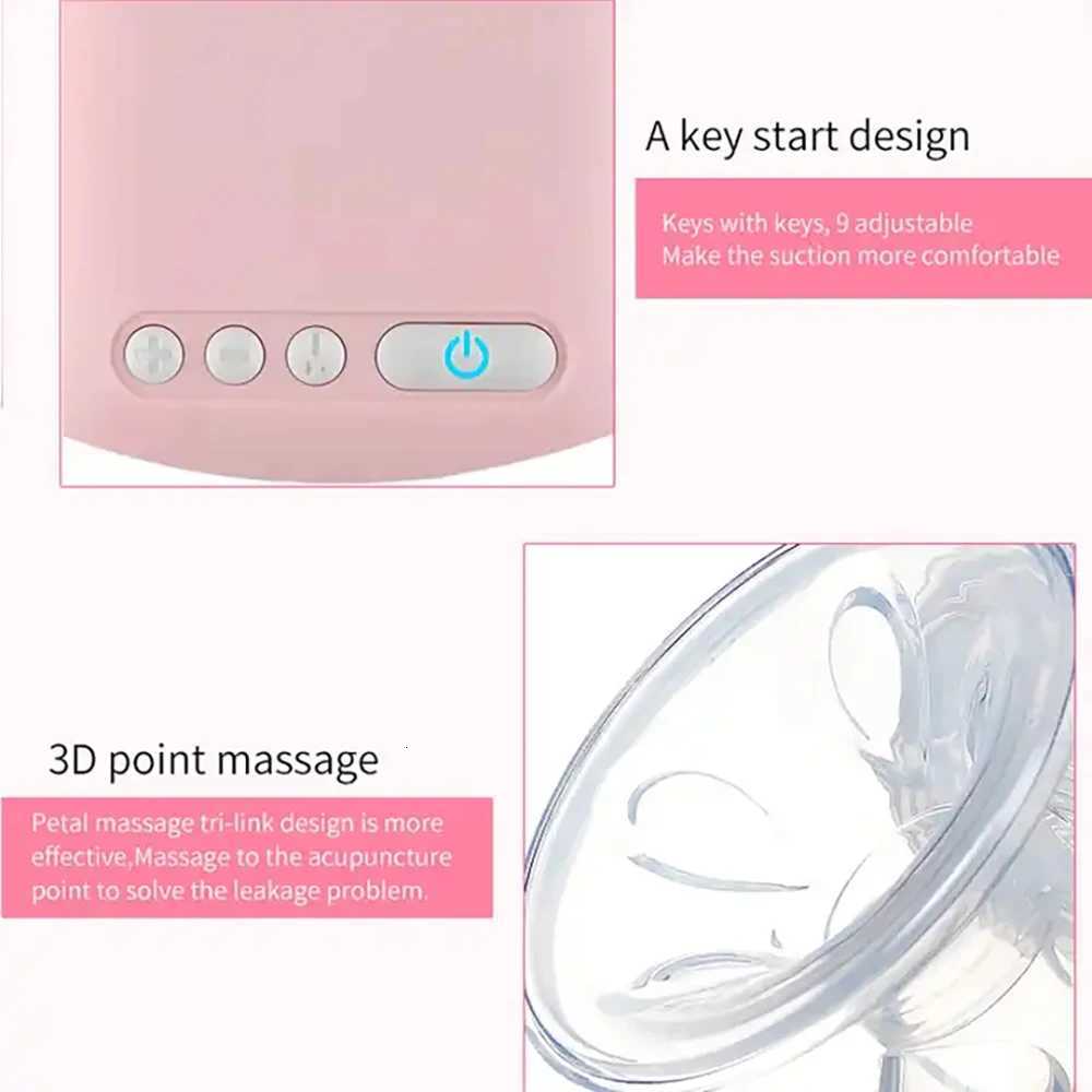 Electric Breast Pump Single Side Suction Powerful Automatic Massage Postpartum Breast Milk Extractor Silent Milk Extractor X250724