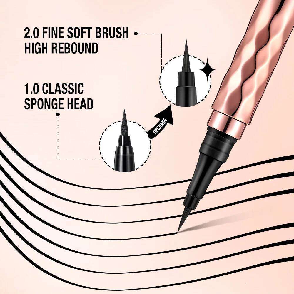 O.TWO.O Black Slim Line Eyeliner Pencil Easy To Draw Waterproof Eye Liner Pen Long Lasting Quick Dry Liquid Eyeliners X250723