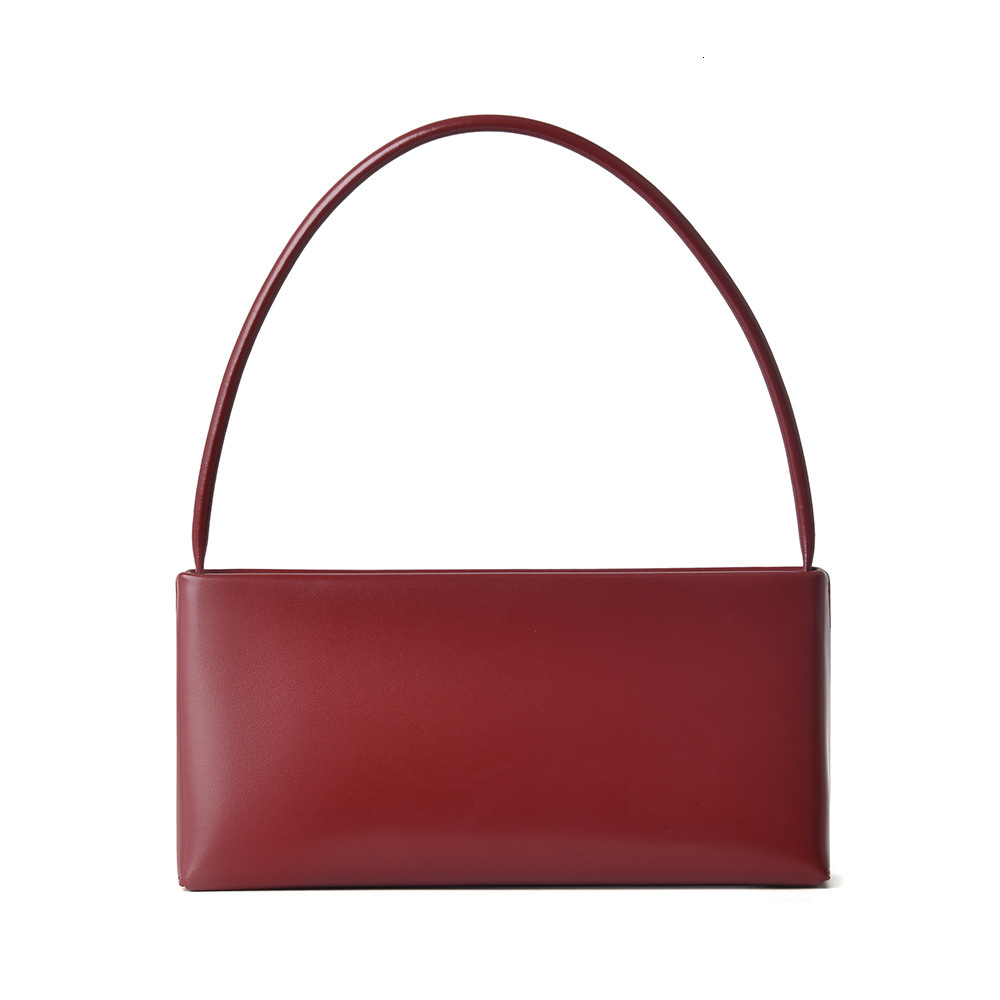 Niche Single Shoulder Crossbody Baguette Underarm High-End Sense Women's Fashion Versatile Stylish Simple Handbag Wedding Bag