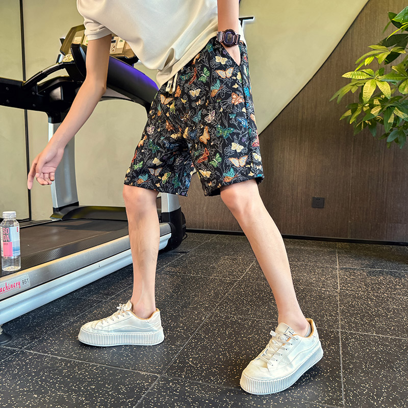 Casual Mens Beach Shorts - Quick-Dry Fabric for Comfortable Summer Wear YM09