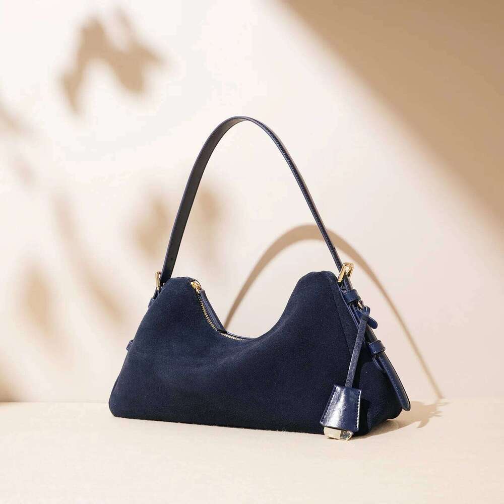 Women's Bags Designer Simple Autumn Winter Colletion Grey Brown Roomy Bi Boston Tote Soft Matte Suede Cow Leather Women's Handba Shoulder