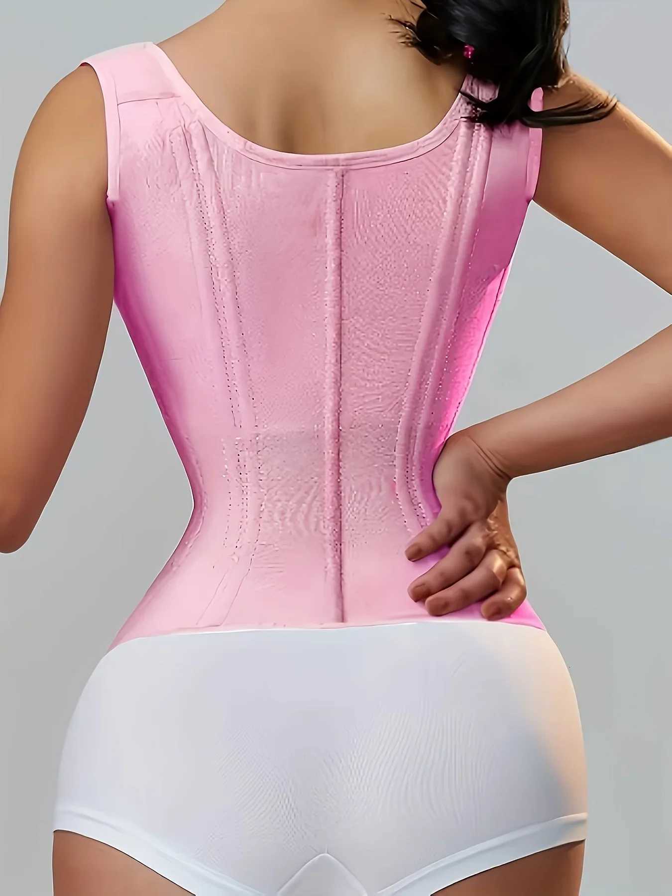 Latex Waist Colombian Shapewear 13 Steel Bone Vest Shaper Shapewear Women Tummy Control Slimming Belt High Compression W250724