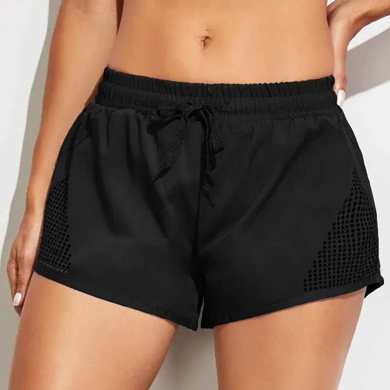 Womens Sports Yoga Shorts Blend Women Summer Anti Emptied Skinny Shorts Casual Gym Lady Elastic Waist Beach Short Pants XJ250724